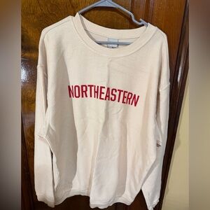 Northeastern Chicka-d Oversized Corded Crewneck